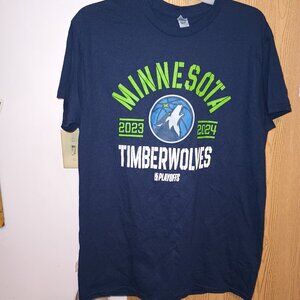 NEW Minnesota Timberwolves NBA 2023/24 Playoff T-Shirt